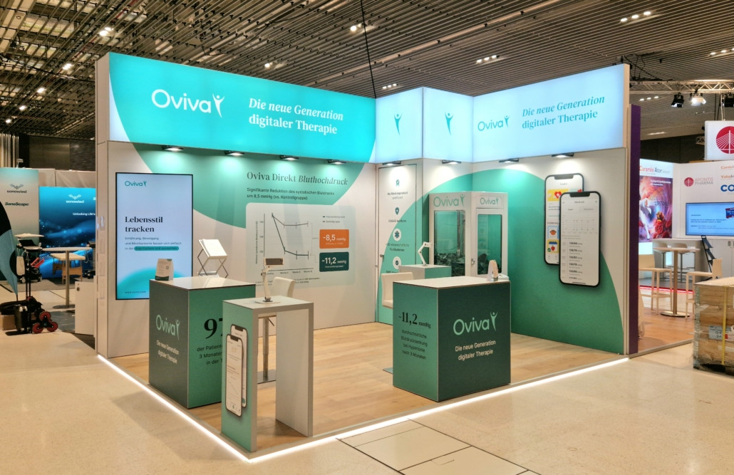 Oviva Messestand Oviva booth